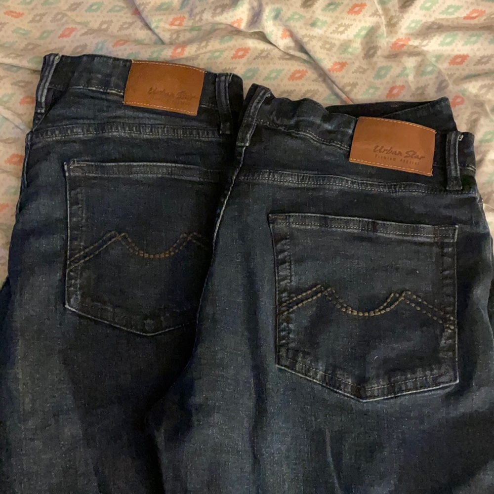 Men’s Urban star blue jeans Like new condition. Maybe worn one time. Size 34x30